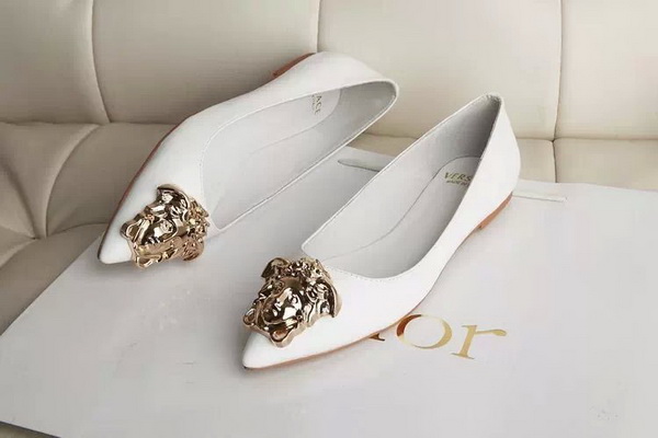 V Shallow mouth flat shoes Women--006